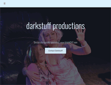 Tablet Screenshot of darkstuffproductions.com